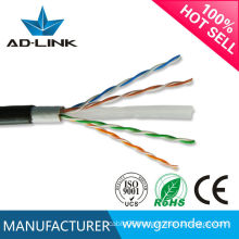 Outdoor cable UTP Cat6 cabo ethernet double jacket cable